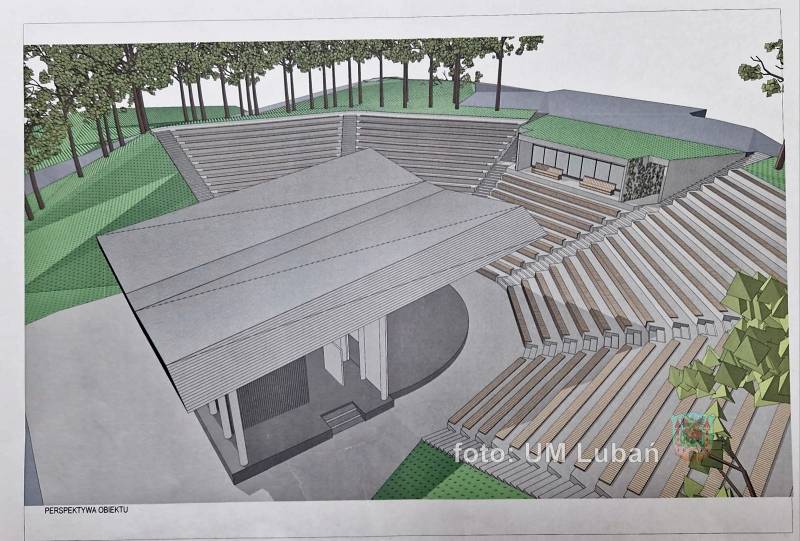 wizualizacja miejskiego amfiteatru - opis w tekście