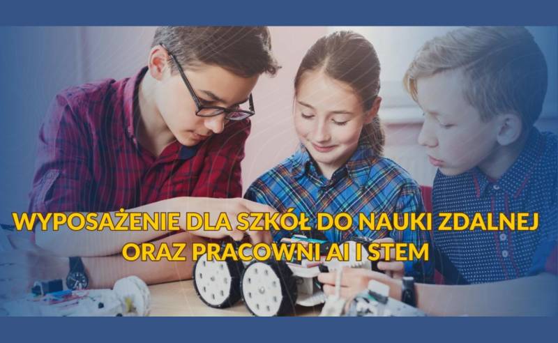 Wyposażenie szkół do nauki zdalnej